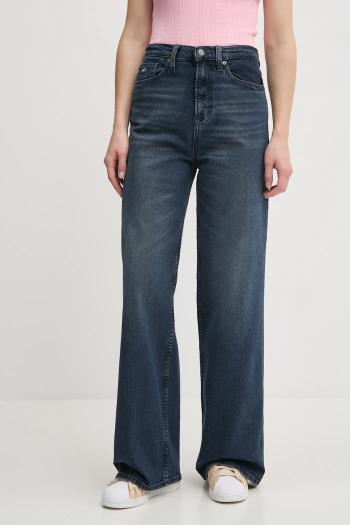 Rifle Tommy Jeans dámske, tmavomodrá farba, DW0DW19583
