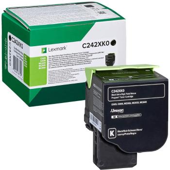 Lexmark C242XK0 čierny (black) originálny toner