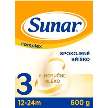 Sunar Complex 3 batoľacie mlieko 600 g (8592084415730)