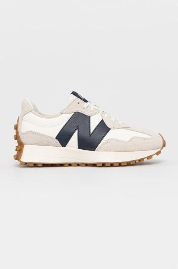 Topánky New Balance 327 tmavomodrá farba, na platforme, WS327KB
