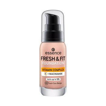 Essence  Fresh   Fit Vitamin Complex Foundation - 40 Fresh Sun B  Make-upy a podkladové bázy Béžová