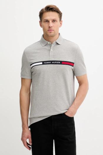 Polo tričko Tommy Hilfiger pánske, tmavomodrá farba, s nášivkou, MW0MW38130