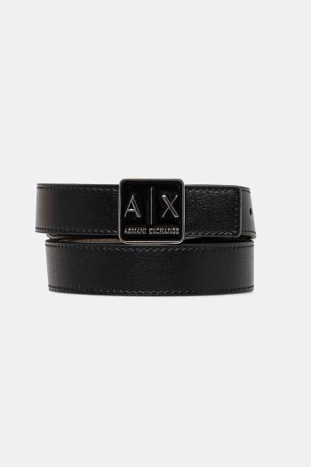 Obojstranný opasok Armani Exchange dámsky, čierna farba, XW000302 AF12038