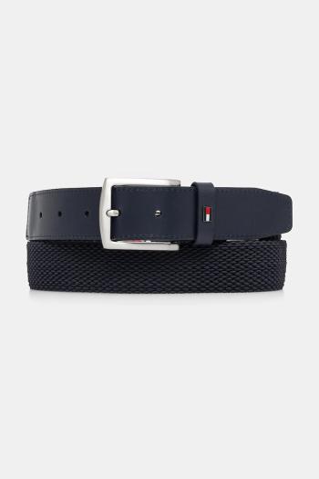Opasok Tommy Hilfiger pánsky, tmavomodrá farba, AM0AM13376