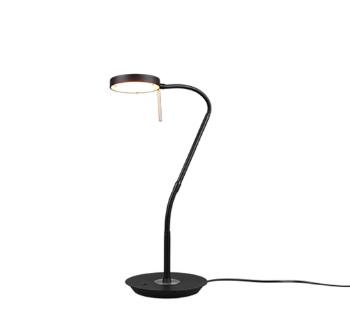 LED stolová lampa Trio Monza čierna 523310132