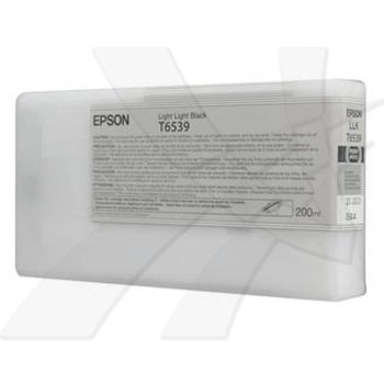 EPSON T6539 (C13T653900) - originálna cartridge, svetlo svetlo čierna, 200ml