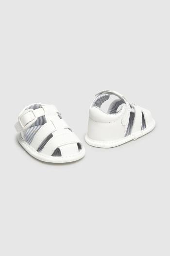 Topánky pre bábätká Mayoral Newborn biela farba, 9897