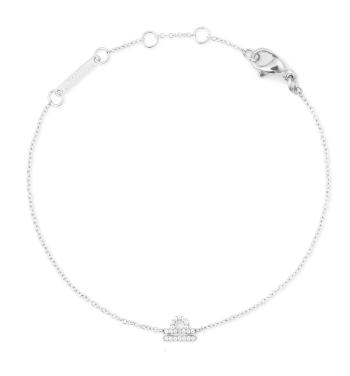 Daniel Wellington Oceľový retiazkový náramok znamenia Váhy Crystal Zodiac DW00400937