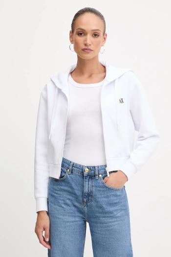 Mikina Armani Exchange čierna farba, s kapucňou, jednofarebná, XW000822 AF10818