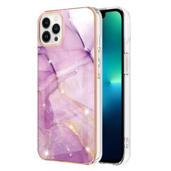 IMD MARBLE Ochranný kryt Apple iPhone 15 Pro Max PURPLE