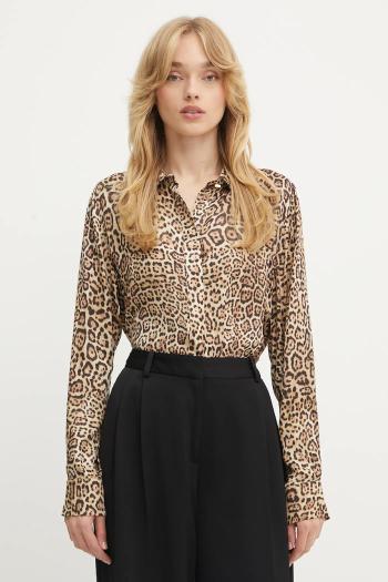 Košeľa Marciano Guess MELISSA béžová farba, regular, s klasickým golierom, 5GGH32 7298A