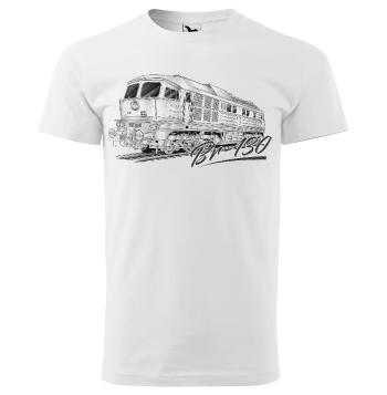 Tričko BR – 130 – PEN (Veľkosť: 2XL, Typ: pre mužov, Farba tričká: Biela)