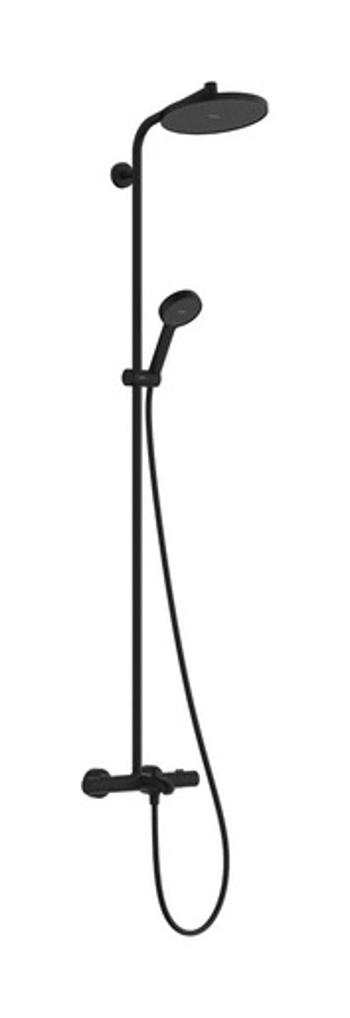 Sprchový systém Hansgrohe Activera S s vaňovým termostatom matná čierna 28871670