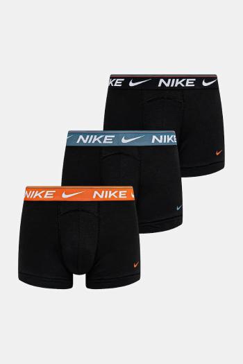 Boxerky Nike 3-pak pánske, čierna farba, 0000KE1256