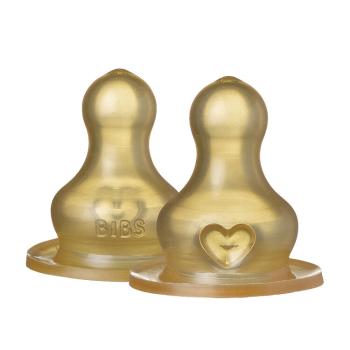 BIBS Savičky kaučukové Baby Bottle - rýchly prietok
