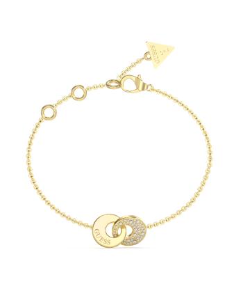 Guess Dámsky pozlátený náramok Blooming Summer JUBB05220JWYG 18,5 cm