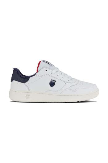 Kožené tenisky K-Swiss SLAMMSHIELD II biela farba, 04312.968.M