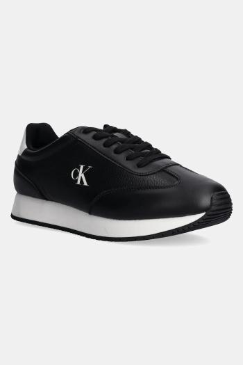 Tenisky Calvin Klein Jeans RUNNER LACEUP TC čierna farba, YM0YM01187