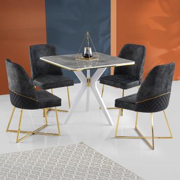 Masă de dining Kare Ikon, gri