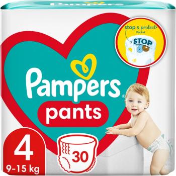 Pampers Pants Size 4 jednorazové plienkové nohavičky 9 – 15 kg 30 ks