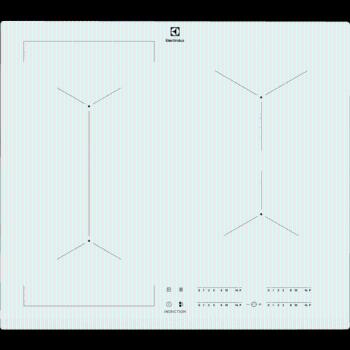 Indukčná varná doska Electrolux biela EIV63440BW