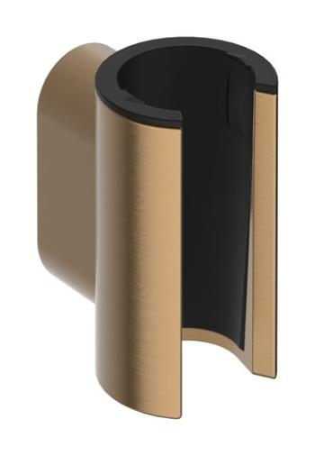 Držiak sprchy Hansgrohe Porter Fine pevný kartáčovaný bronz 28885140