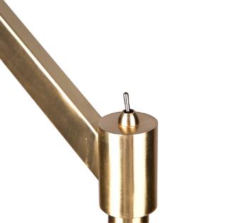 Stojaca lampa Trio Cassio mosadz 414400108