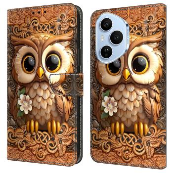 ART Peňaženkový kryt pre Honor 400 Pro 5G OWL