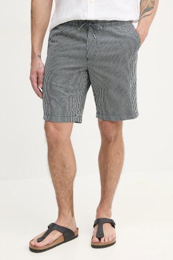 Bavlnené šortky Tommy Hilfiger pánske, tmavomodrá farba, MW0MW38851