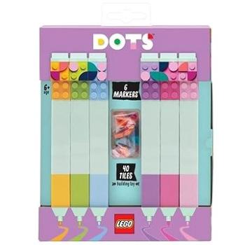 LEGO DOTS Fixy, mix farieb – 6 Ks (4895028527976)
