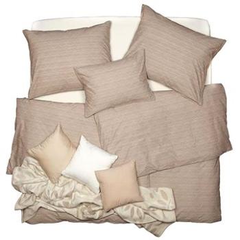 SCANquilt povlečení KLASIK vlnky béžová (27597)