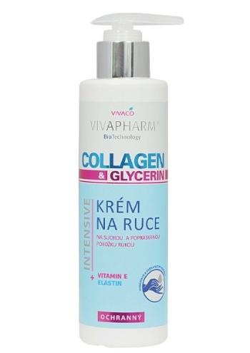 VIVAPHARM Kolagén a glycerín krém na ruky 200 ml