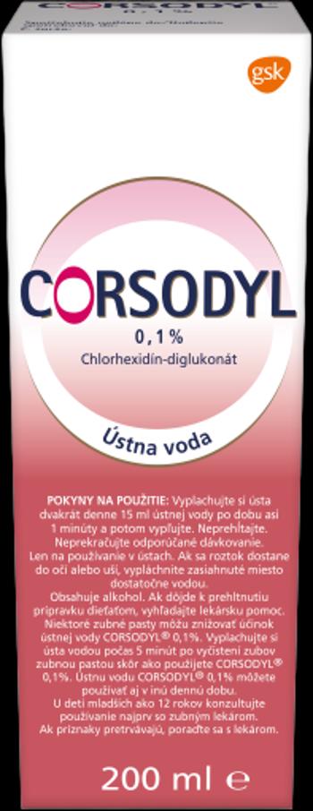 CORSODYL Ústna voda 200 ml