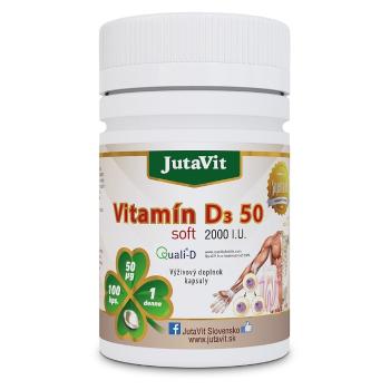 JUTAVIT Vitamín D3 50 µg soft 2000IU 100 kapsúl