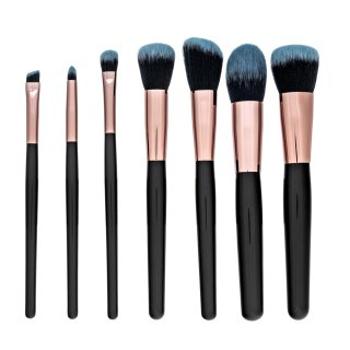 MIMO Makeup Brush Set Black 7 Pcs sada štetcov