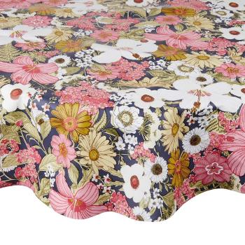 WATERPROOF  lemosható asztalterítő, hippi Ø 140 cm