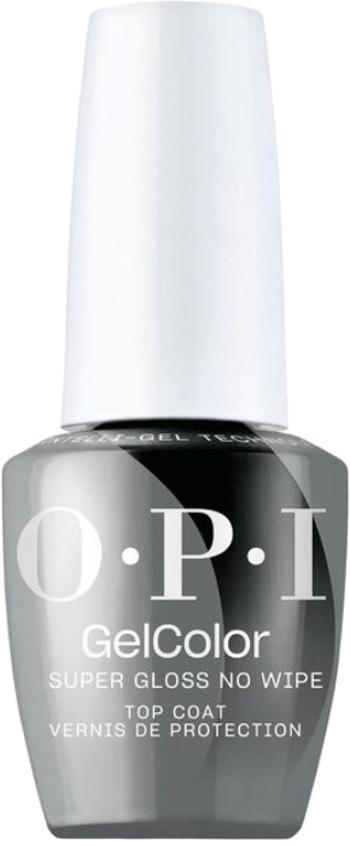 OPI Povrchový lak na nechty pre chrómové efekty GelColor Super Gloss No Wipe (Top Coat) 15 ml