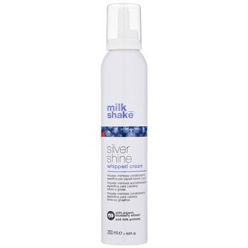 Milk Shake Silver Shine krémová pena pre blond vlasy neutralizujúci žlté tóny 200 ml