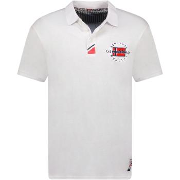 Geographical Norway  SY1358HGN-White  Polokošele s krátkym rukávom Biela