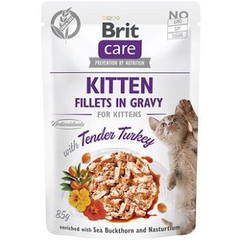 Brit Care Cat Kitten Fillets in Gravy w/Tender Turkey 85 g (8595602565412)