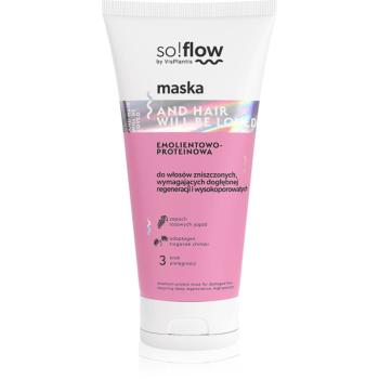 so!flow Damaged Hair Protein-Emollient Mask erősítő maszk a károsult hajra 200 ml