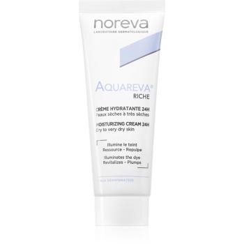 Noreva Aquareva Rich Moisturizing Cream 24h výživný krém pre intenzívnu hydratáciu 40 ml
