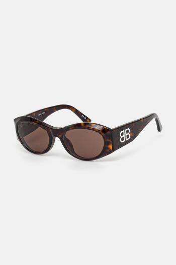 Slnečné okuliare Balenciaga dámske, oranžová farba, BB0396SK