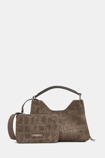 Semišová kabelka Gianni Chiarini AURORA hnedá farba, BS.11845.CM