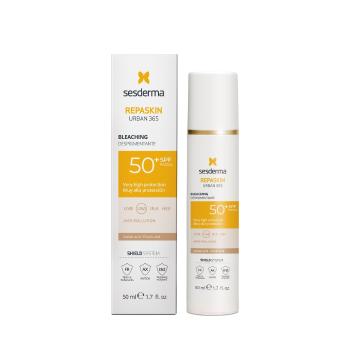 Sesderma Opaľovací krém na tvár proti pigmentovým škvrnám SPF 50+ Repaskin Urban 365 (Bleaching Facial Sunscreen) 50 ml