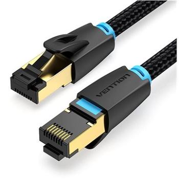 Vention Cotton Braided Cat.8 SFTP Patch Cable 1.5m Black (IKGBG)