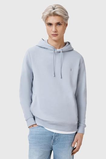 Bavlnená mikina AllSaints RAVEN OTH HOODY s kapucňou, jednofarebná, M003NZ