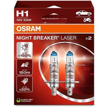 OSRAM H1 Night Breaker Laser +150%, 2ks (64150NL-HCB)