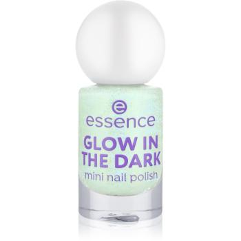 essence GLOW IN THE DARK lak na nechty mini odtieň 01 5 ml