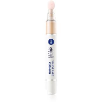 Nivea Hyaluron Cellular Filler tónujúci hydratačný krém na oči odtieň 02 Medium 4 ml